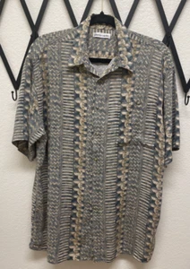 Pierre Cardin Men's Button Down Short Sleeve Casual Shirt Large - Picture 1 of 7