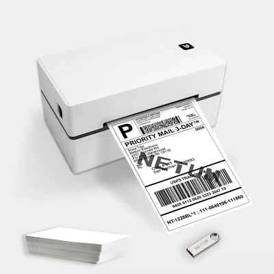 USB Thermal Shipping Label Printer [6x4] NETUM NT-LP110F Thermal Printer NEW - Image 1 of 4