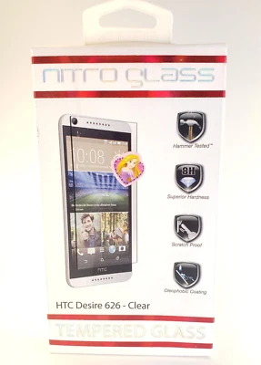 ZNITRO Tempered Glass Screen Protector for HTC Desire 626/Desire 626s- Clear - Image 1 of 4
