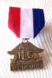 1993 Harley Davidson Harley Owners Group HOG Life Member Pin Ribbon Neu - Bild 1 von 2