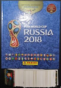 SET COMPLETE ALBUM HARD COVER + ALL STICKERS TO PASTE PANINI WORLD CUP 2018