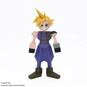[Square Enix] Final Fantasy VII Polygon Soft Vinyl Cloud Strife Figure JP NEW FS - Picture 1 of 6