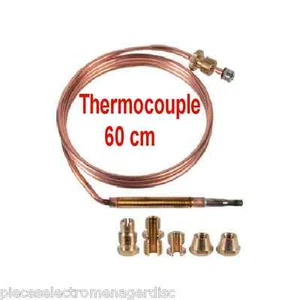 Thermocouple 60 cm four gazinière modèle universel avec kit d'adaptation - Foto 1 di 2