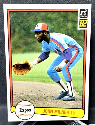 1982 Donruss John Milner Montreal Expos #266 NM/MT - Image 1 of 2