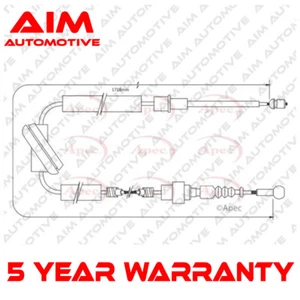 Hand Brake Cable Rear Aim Fits Audi A3 1999-2002 1.8 1J0609721L - Picture 1 of 2