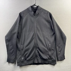 Lululemon Jacket Mens 2XL Black Merino Wool Blend Full Zip Active Stretch - Picture 1 of 17