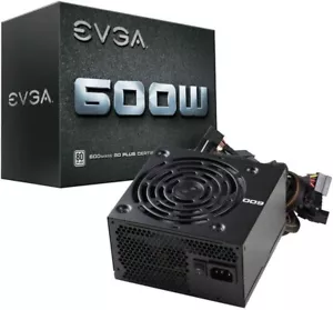 EVGA 600 W1 80+ Plus WHITE 600W Power Supply - Cirtified 100W10600K1 - Afbeelding 1 van 2