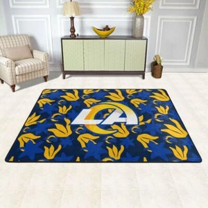 Los Angeles Rams Printed Carpet 36*24in Anti-skid Floor Mat Decorative - Picture 1 of 6