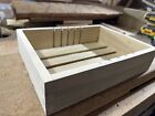 Solid Wood Not Spanish Cedar Cigar Tray With 2 Dividers  Walk-In Cabinet Humidor