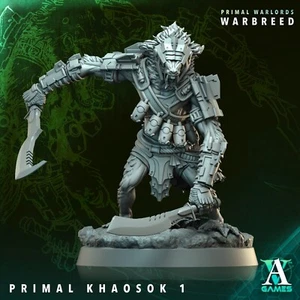 Primal Khaosok (x5)/Primal Warlords - Warbreed/TTRPG/Wargaming/D&D/GrimDark - Imagen 1 de 5