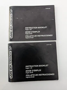 Game Boy Advance SP System Console Booklet Gameboy Instruction Manual - Picture 1 of 4