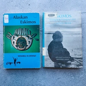 Alaskan Eskimo Vintage Hardcover Book Lot of 2 - Picture 1 of 11