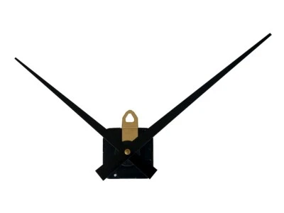 mécanisme d'horloge à quartz et grandes aiguilles droites 16 et 20 cm - Photo 1/4