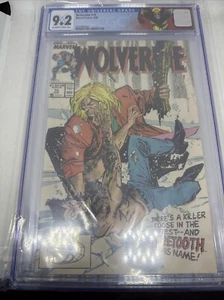 WOLVERINE #10 CGC 9.2 1st Battle With Sabretooth Custom Label - Imagen 1 de 14