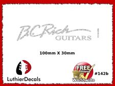 BC Rich Guitar Decal Headstock Decal Waterslide Inlay Logo 142b