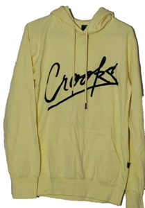 Crooks & Castles Yellow Hoodie  Size X-Small NEW - Picture 1 of 5