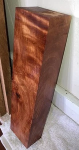 Longan hawaiano / Madera Ojo de Dragón con Rizo ~ 13 2/3" x 3 1/8" x 2 1/8" (#709) - Imagen 1 de 8