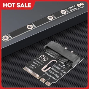 NGFF A+E-Key Male To NVME M-key Female Extension PCI-E 4.0 Adapter with Bracket - Picture 1 of 10