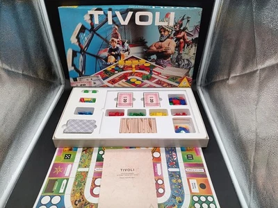 TIVOLI Vergnügungspark Piatnik 6427 1984 80er retro vtg Top Zustand  komplett - Bild 1 von 4