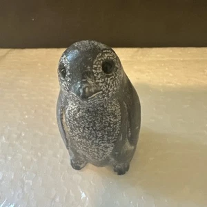 Wolf Original Canada Carved Soapstone 2.5" Penguin Figurine - Picture 1 of 6