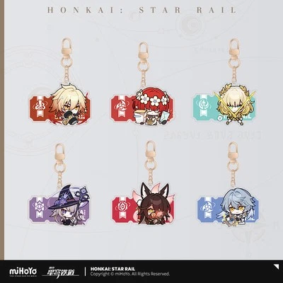 miHoYo Honkai: Star Rail Keychain Cute Keyring Official Pom-Pom Museum Ver 3.2 - Image 1 of 4