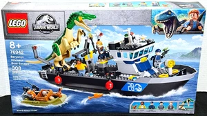 NEW! LEGO JURASSIC WORLD 76942 BARYONYX DINOSAUR BOAT ESCAPE / CAMP CRETACEOUS - Picture 1 of 9