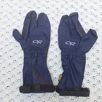 Outdoor Research OR Nordstrom Cycle Claw Gore-Tex 3 Finger Gloves Blue - Medium - Image 1 of 4