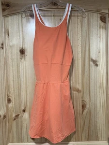 Traje de baño Lands End sin tirones cuello alto vestido de baño talla 14 naranja nuevo con etiquetas - Imagen 1 de 10