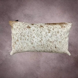 Salz und Pfeffer Rindsleder Kissenbezug---PL 003 - Bild 1 von 2