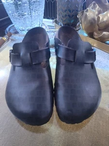 birkenstock papillio Sandal Check Print Brown Leather Clothes Toe Germany - Picture 1 of 6