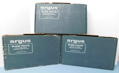 ARGUS Slide Projector Trays ~ for President Projector -- 3-qty each hold 6 trays - Image 1 of 4