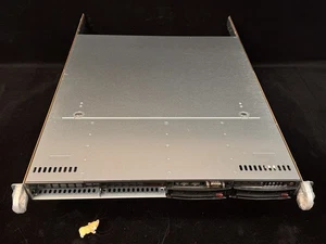 CSE-813M X10DRL-i SUPERMICRO 1U SERVER 4LFF 2x 6C E5-2620V3 2.4GHz 64GB RAM - Picture 1 of 2