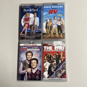 Lot of 4 UMD Videos for PSP - Tested and Working Step Brothers Bewitched - Picture 1 of 1