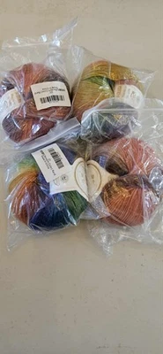 Hand dyed Australian Wool Yarn Lot of 4 - Image 1 of 4