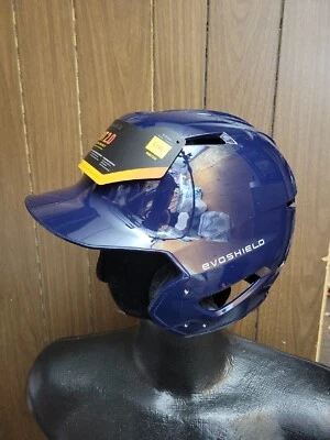 Casco de bateo de béisbol brillante EvoShield XVT 2.0 AZUL MARINO LG | XL Foto 1 de 3