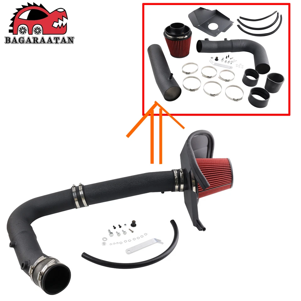 Kit de admisión de aire frío protector térmico para Dodge Challenger Chrysler 300 11-20 3,6 L V6 Foto 1 de 4