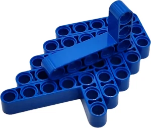 LEGO Nr-4158923 technic Liftarm Winkelbalken 3x5 blau  / 6 Stück - Bild 1 von 2