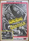 King Kong Vs Godzilla 1963 Spanish Poster Ishiro Honda Toho