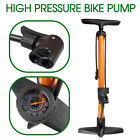 160 PSI High Pressure Bicycle Air Pump Bike Alloy Floor Dual Valve Gauge UP AU