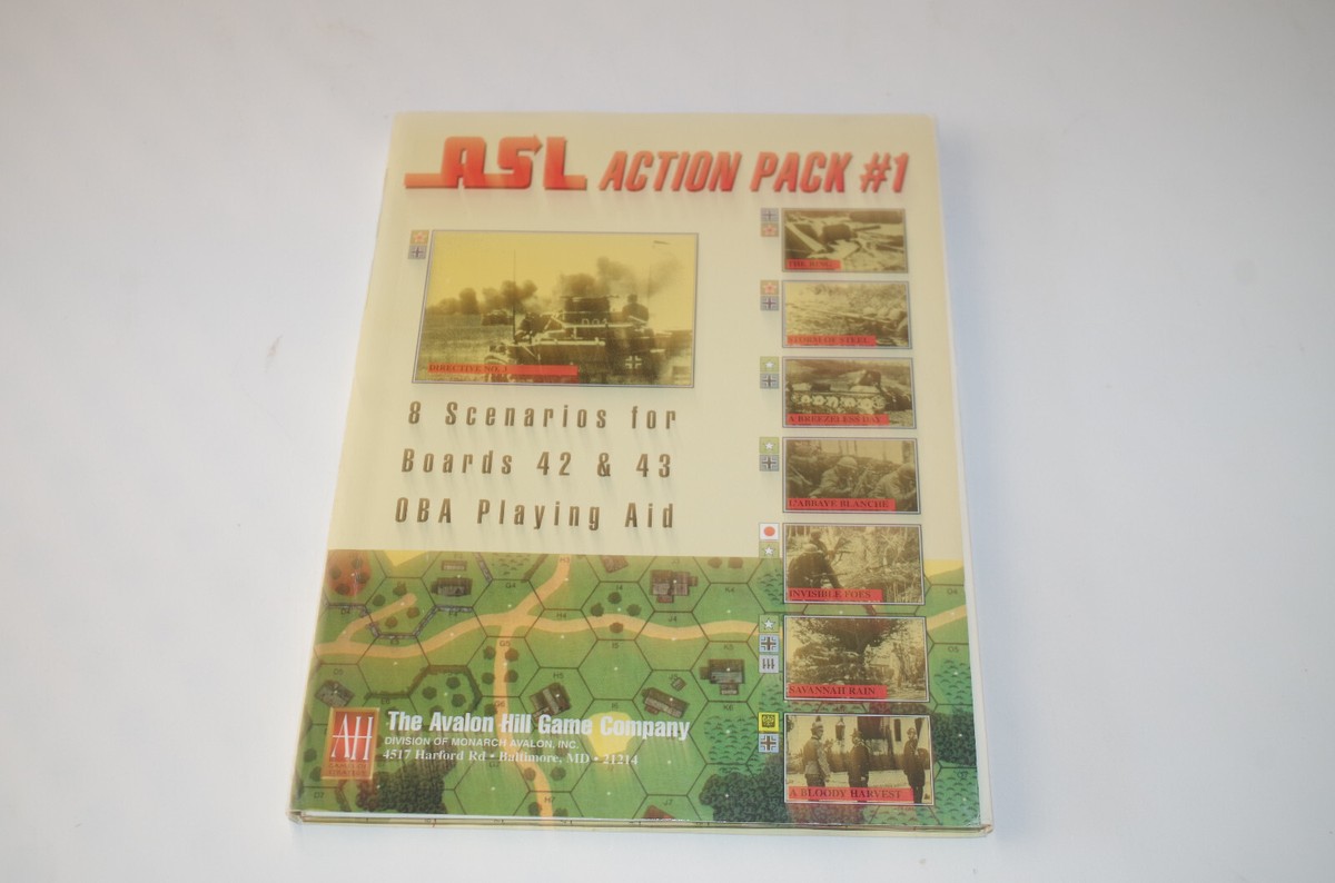 Advanced Squad Leader Contemporary Manufacture Board Advanced Squad Leader Contemporary Manufacture Board