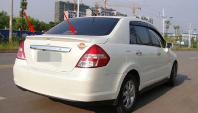 Alerón trasero ABS estilo fábrica para Nissan VERSA Tiida 2007-2010 sedán Foto 1 de 4