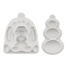 DIY Earring Molds Gloss Keychain Moulds Charms Earring Moulds