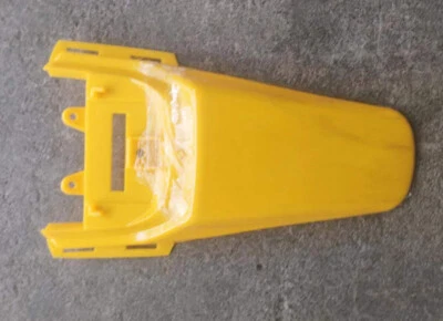 Protector de guardabarros trasero de plástico amarillo para Honda CRF50 XR50 50cc-125cc Pit Dirt Bikes Foto 1 de 2