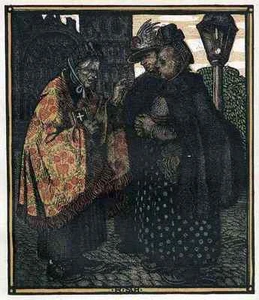 UNHEILVOLLE KLATSCHBASEN - Rudolf SCHIESTL 1910 FarbZinkätzung des JUGENDSTIL - Picture 1 of 1