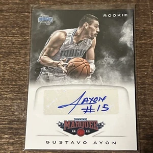 2012-13 Panini Marquee Rookie Signatures Gustavo Ayon #60 Orlando Magic - Picture 1 of 2