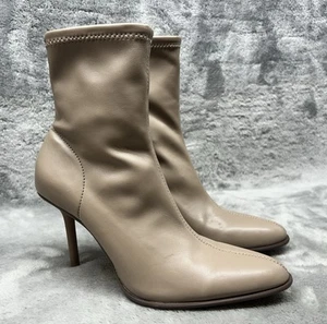Zara Bottin Faux Leather Stretch Ankle Boot Heel Size 6 - Picture 1 of 9