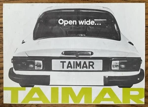 TVR Taimar - 'Open Wide' original UK Sales Brochure October 1976 - Picture 1 of 3