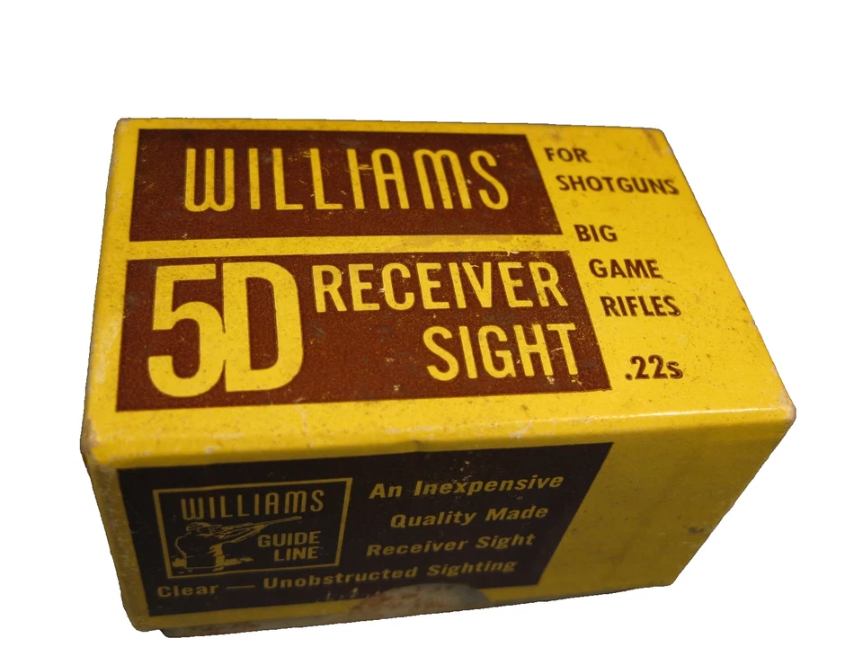 Mira Receptor Williams Modelo 5D-37 De Colección Nuevo Antiguo Stock en Caja con Tornillos Foto 1 de 4