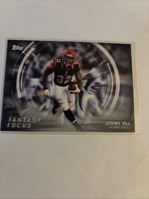 2015 Topps - Fantasy Focus Jeremy Hill #FF-JH - Image 1 of 2