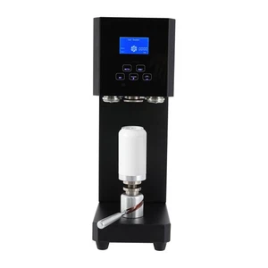 Sigillatrice semiautomatica per lattine pop contenitore bottiglie plastica - Foto 1 di 16